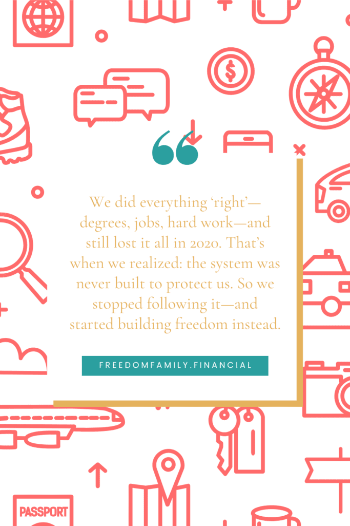 Walking away from Traditional Career Path for Freedom